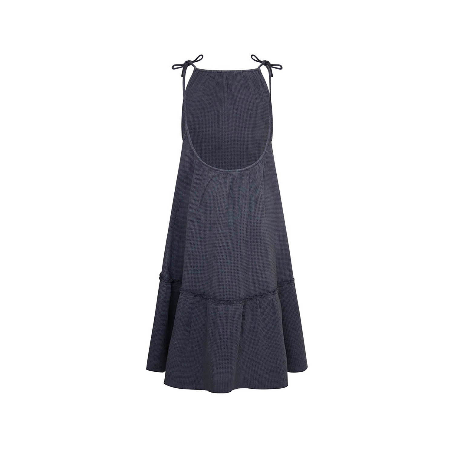 Grey Girls Summer Dress – view 2 – Infantium Victoria