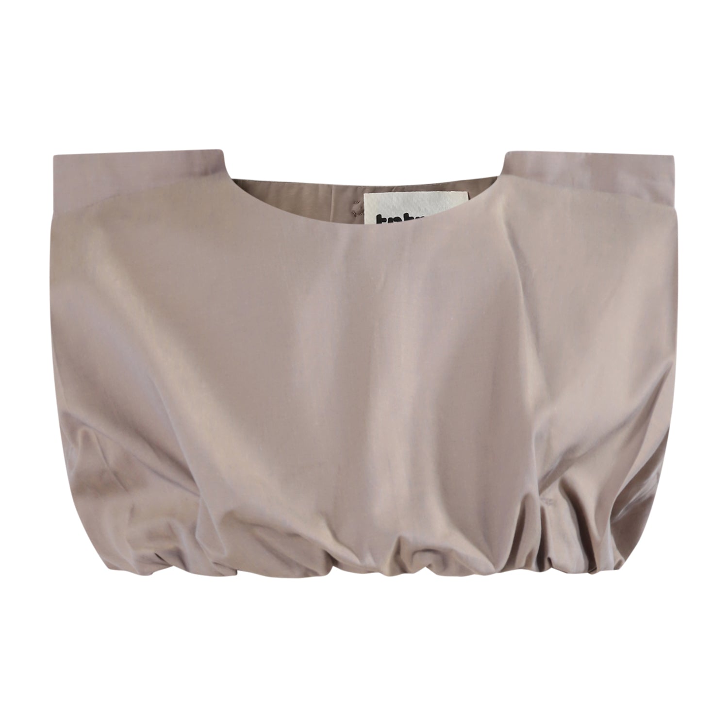 The Tiny Crop Top — Brown Chambray – Infantium Victoria