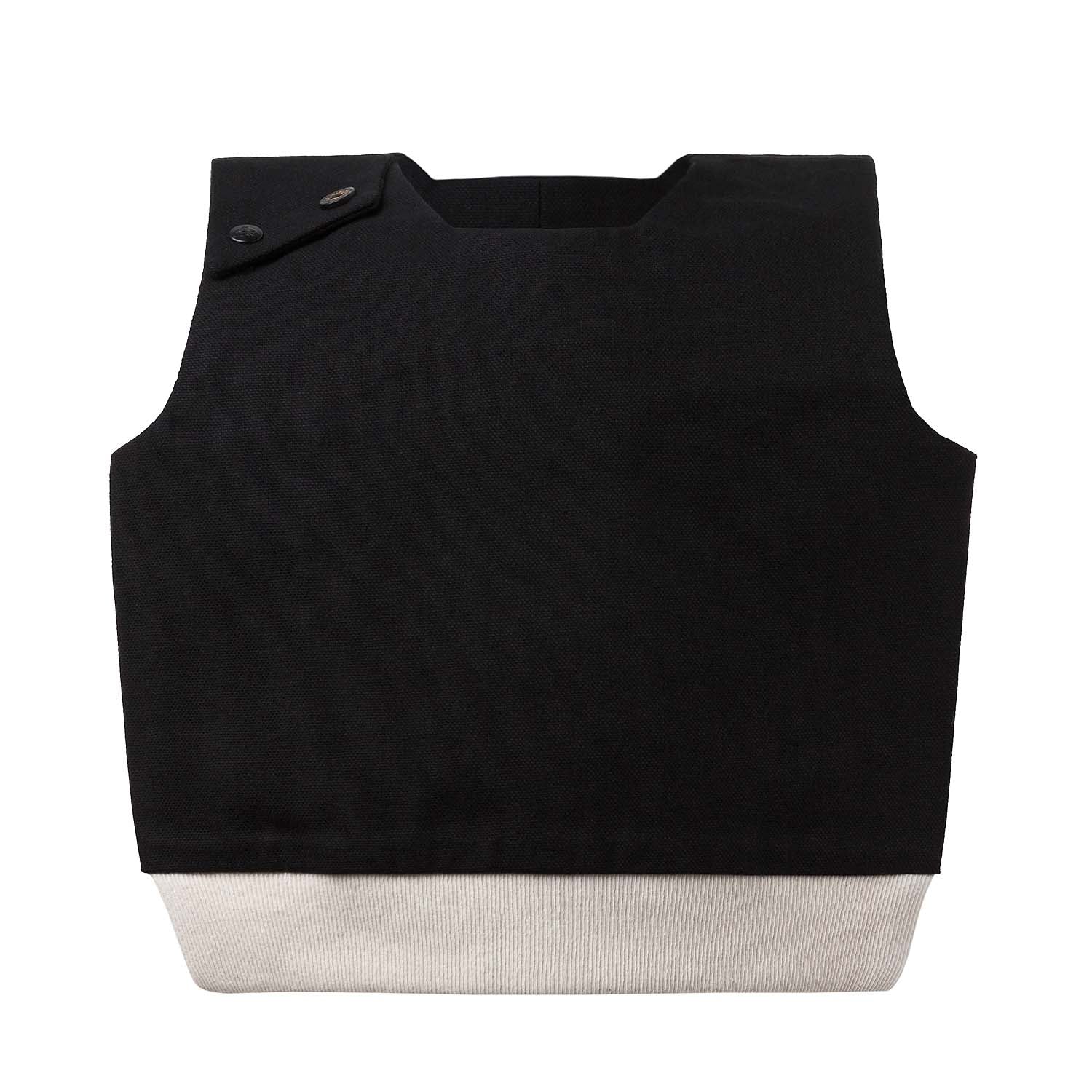 Black & White Cotton Bib – Infantium Victoria