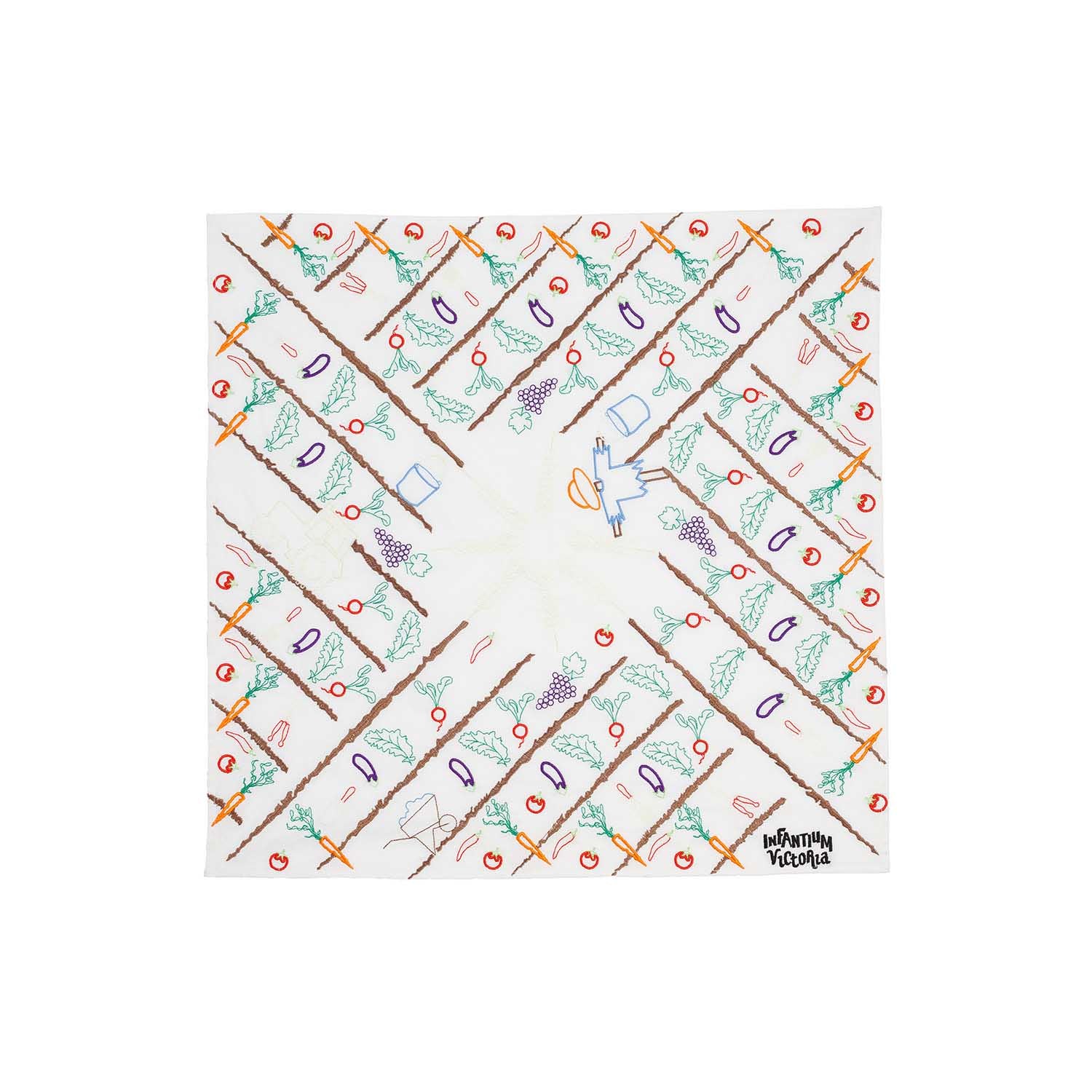 Off-White Bandana with Embroidery – Infantium Victoria