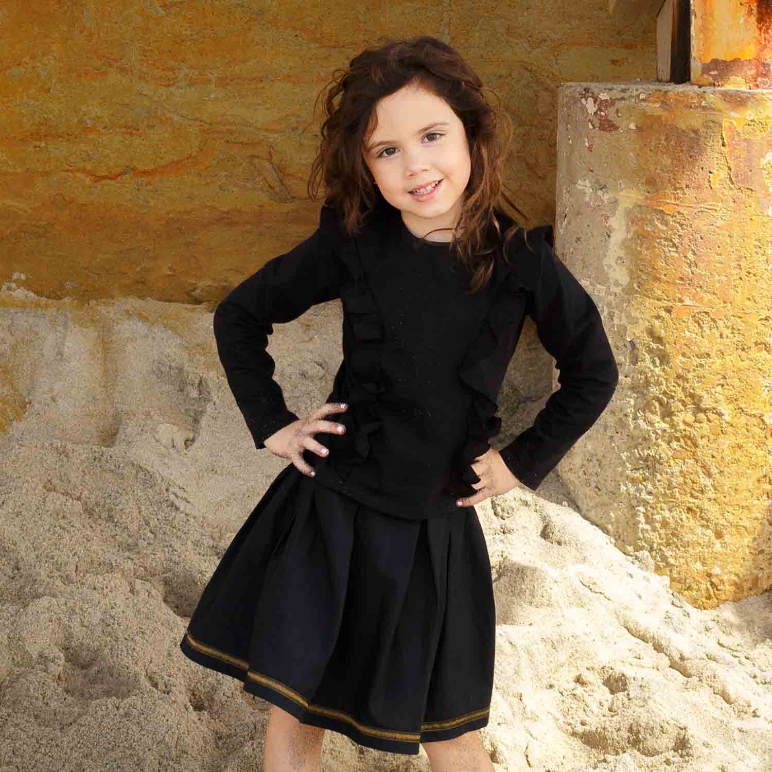 Pleated Mini Skirt – view 3 – Infantium Victoria