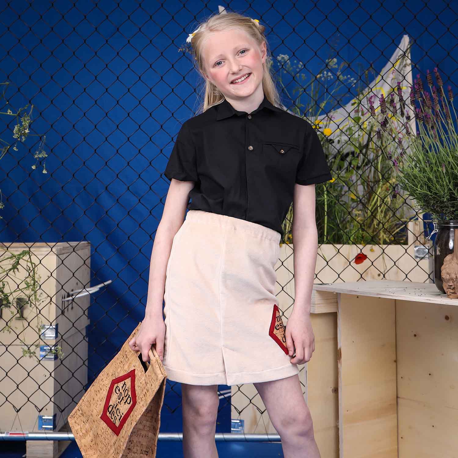 Black Dress Shirt for Kids – view 3 – Infantium Victoria