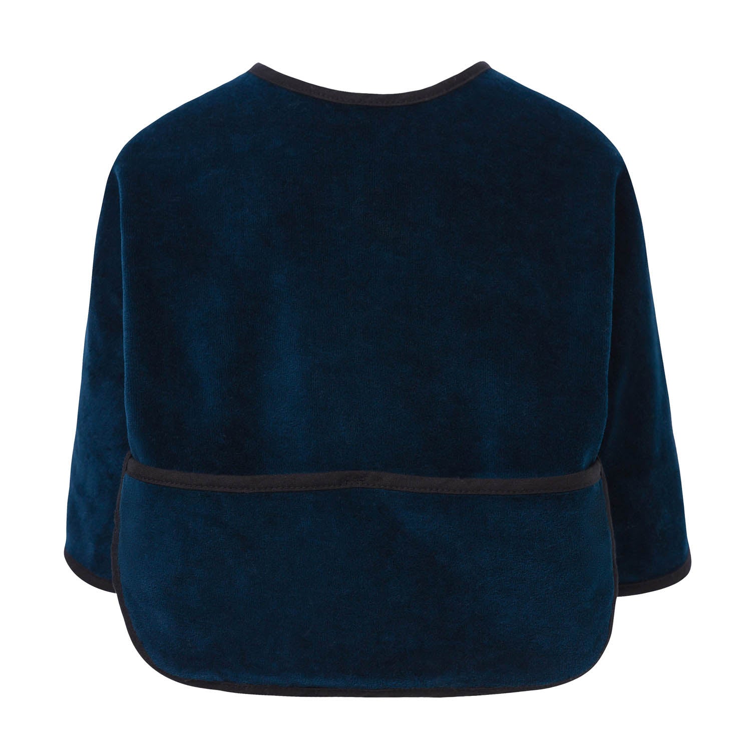 Blue Velvet Bib with Sleeves – Infantium Victoria
