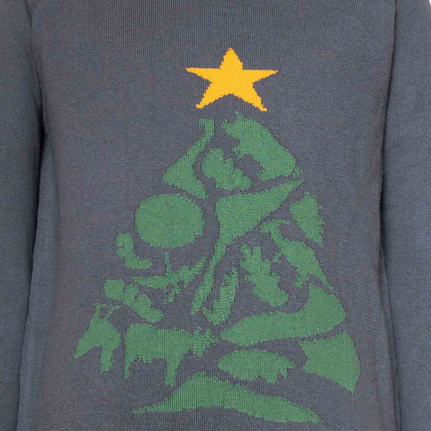 Grey Boys Christmas Sweater – view 3 – Infantium Victoria