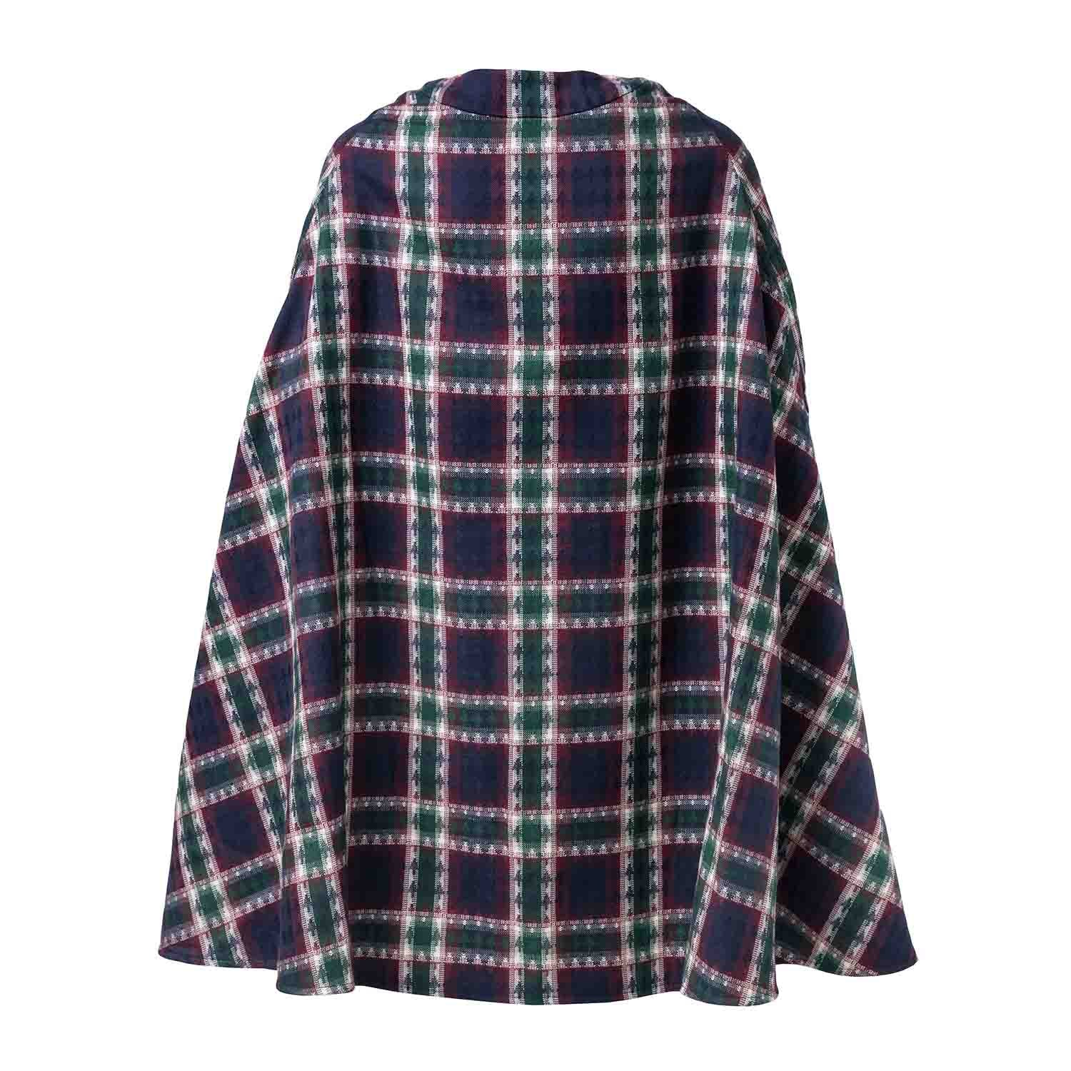 Tartan Cape Dress for Kids – view 3 – Infantium Victoria