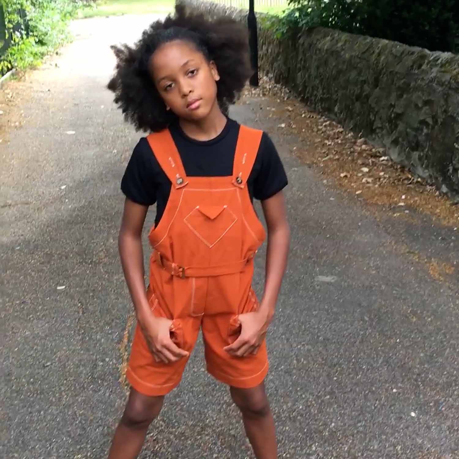Kids Terracotta Overall – view 2 – Infantium Victoria