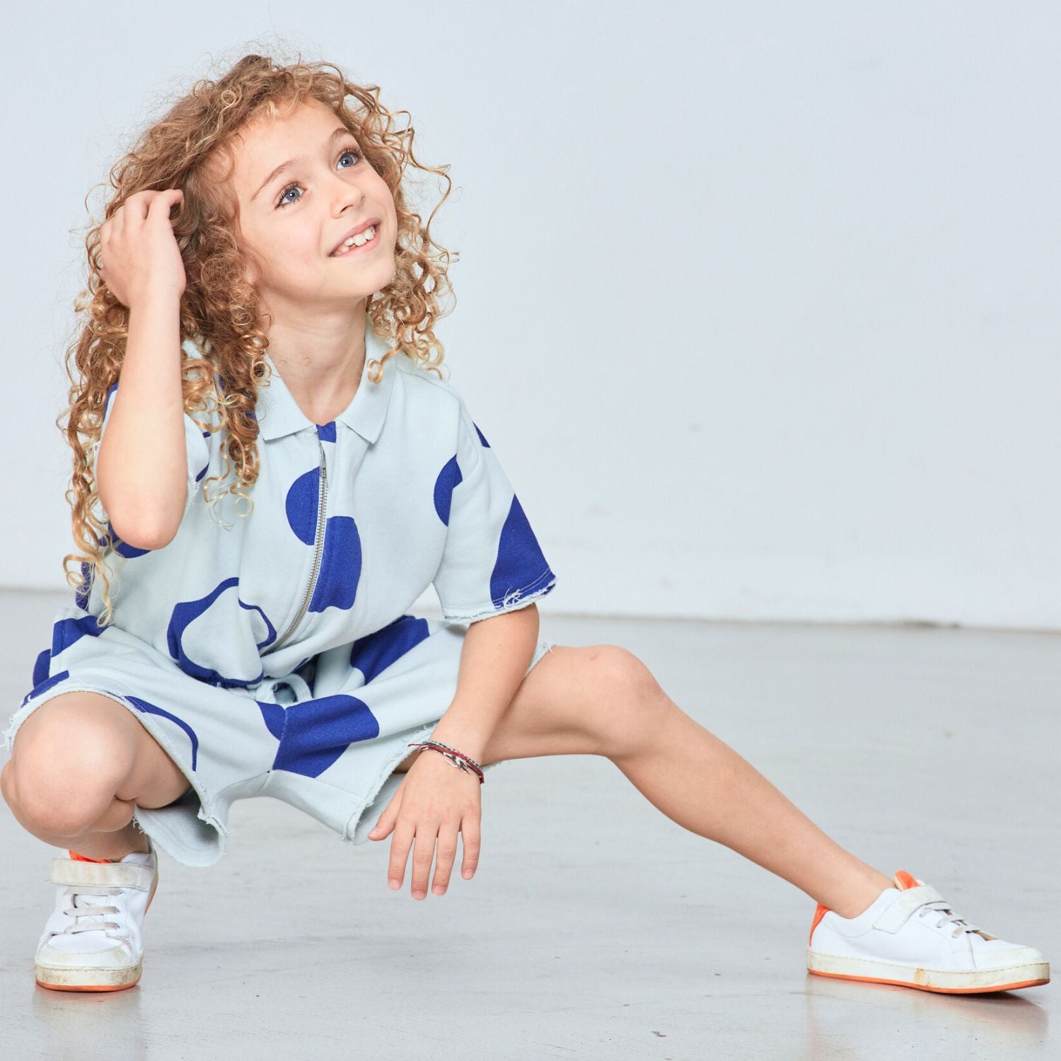 Blue Boys and Girls Jumpsuit – view 4 – Infantium Victoria
