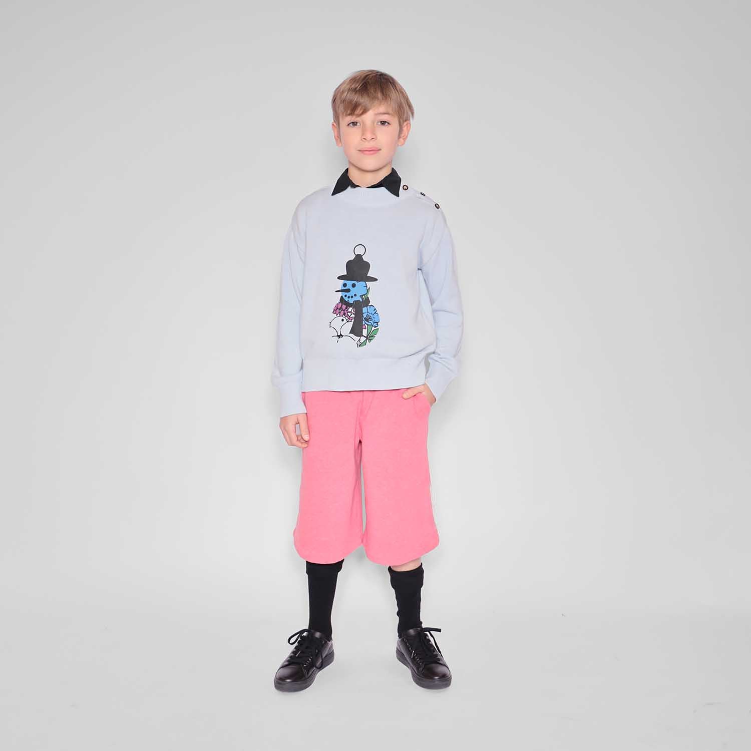 Pink Boys and Girls Bermuda Shorts – view 4 – Infantium Victoria