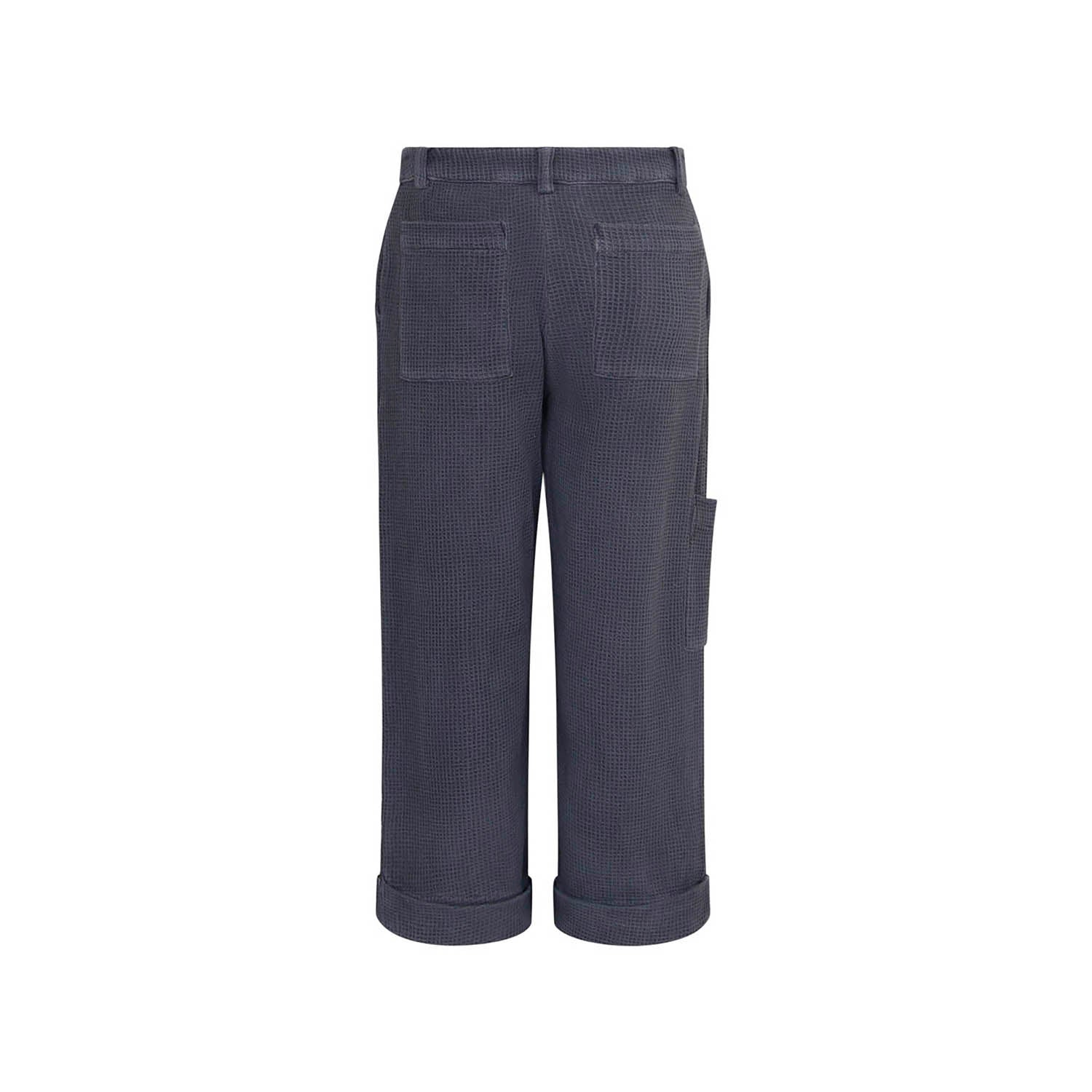 Grey Waffle Pants for Kids – view 5 – Infantium Victoria