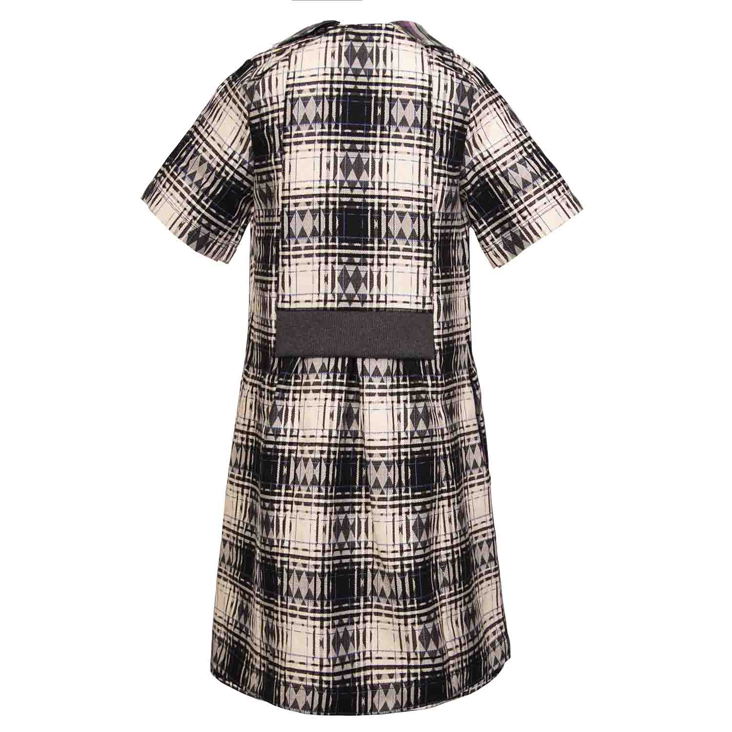 Tartan Peter Pan Collar Dress For Girls – view 3 – Infantium Victoria