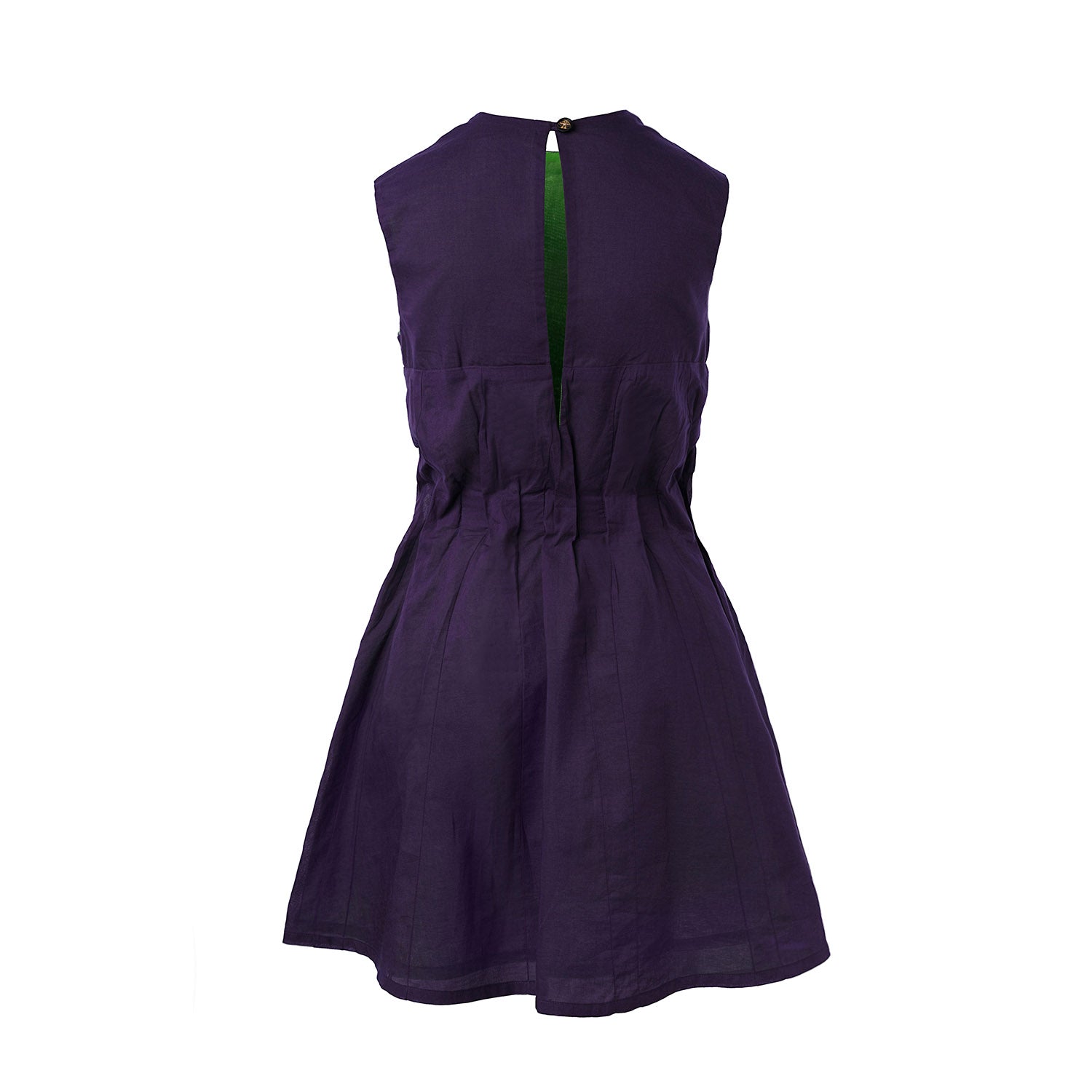 Girls Beach Dress in Purple – view 3 – Infantium Victoria