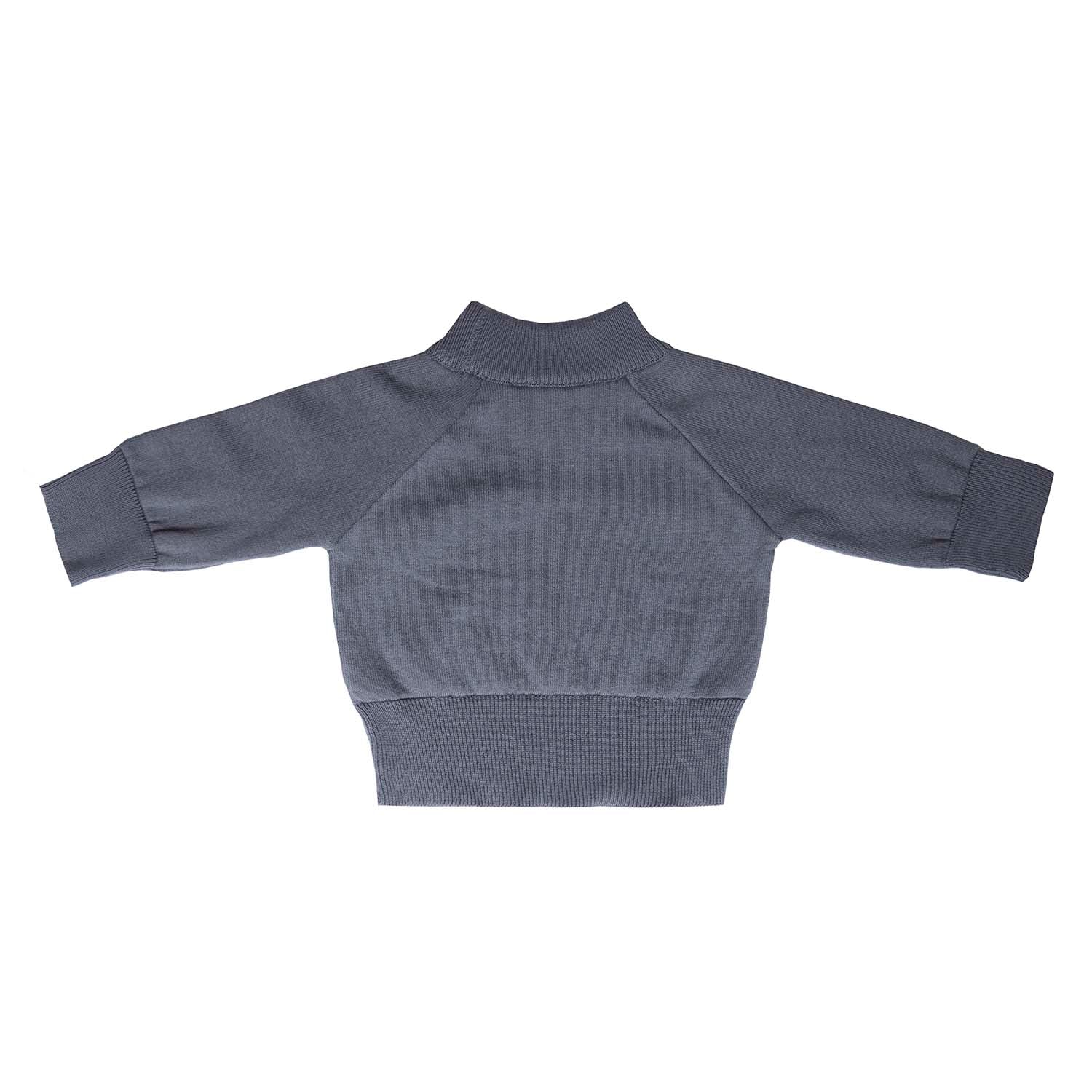 Grey Baby Boy Christmas Sweater – view 3 – Infantium Victoria